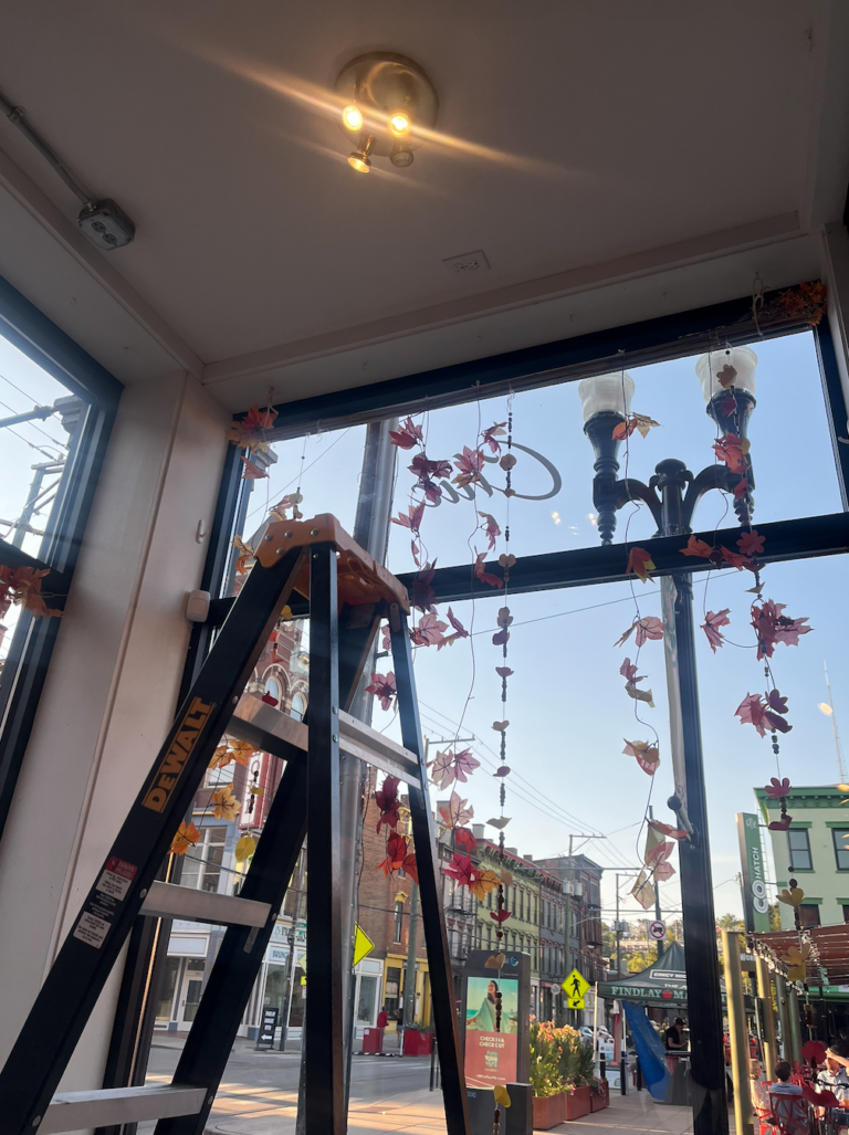 Making BQuirkie’s Fall Window Display